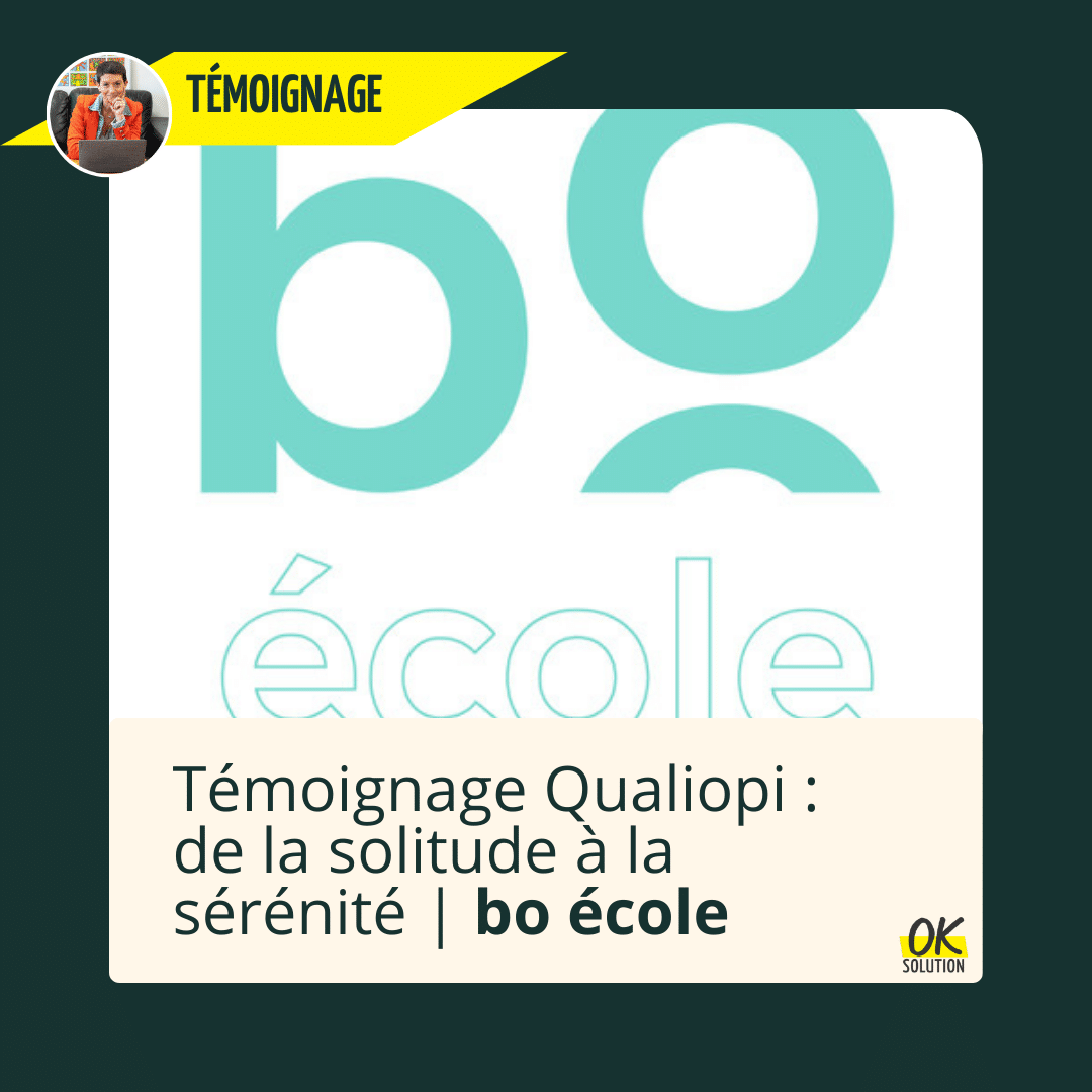 Logo bo école, école de graphisme e-learning certifiée Qualiopi